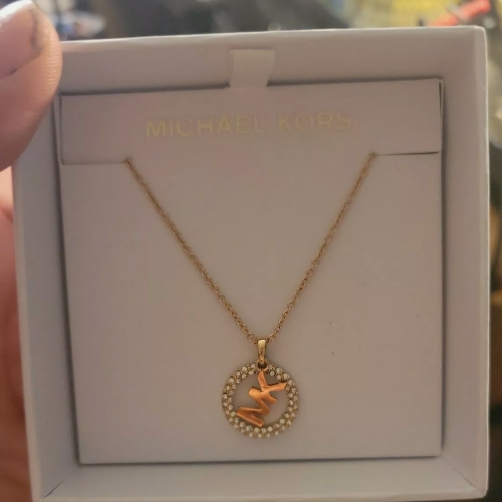 NIB Michael Kors Rose Gold Necklace